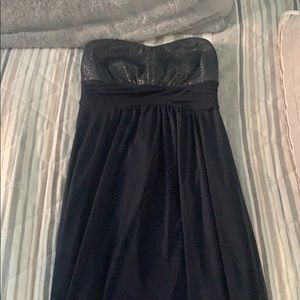 Long navy blue/sparkly dress